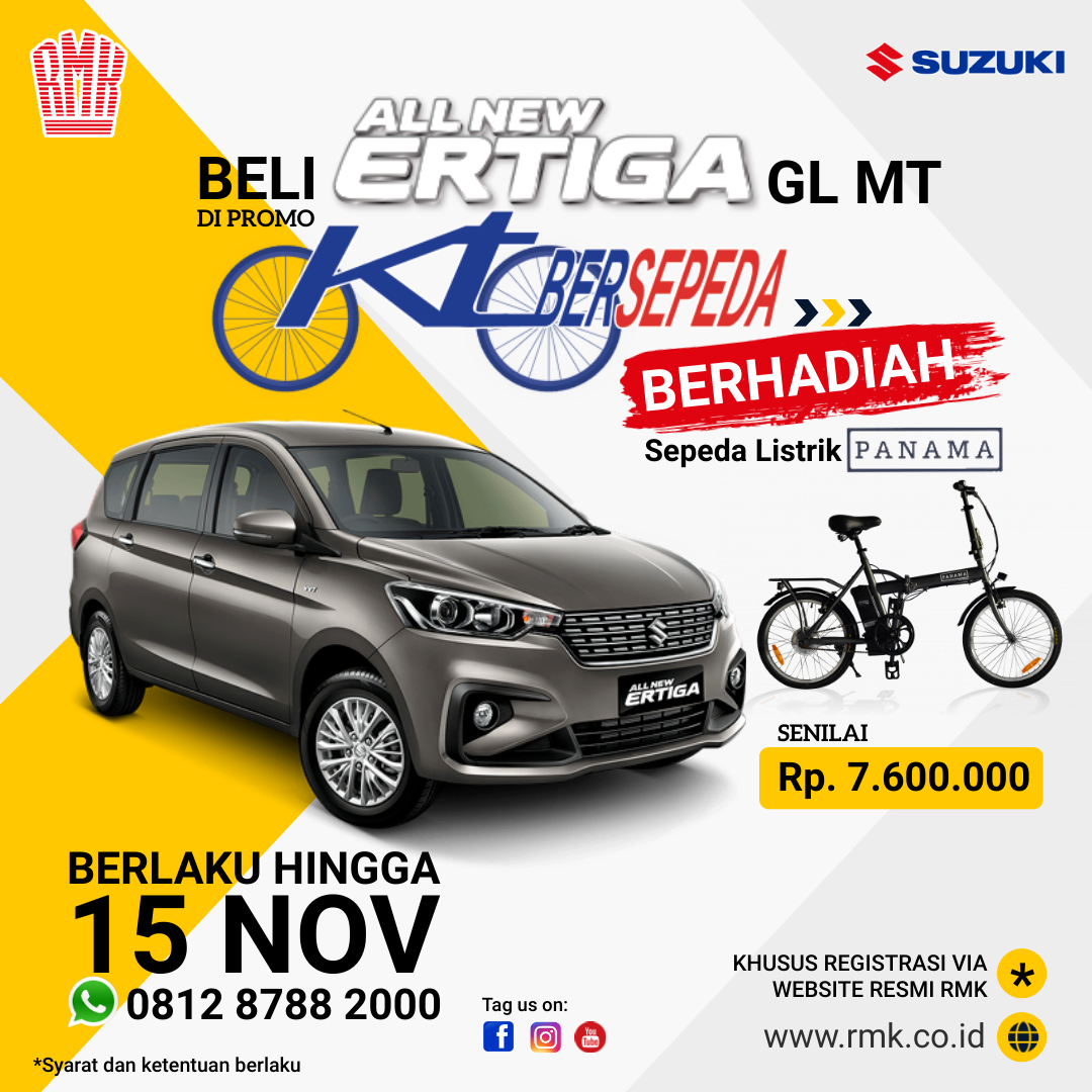 Oktobe sepepeda Suzuki RMK Cimanggis Depok