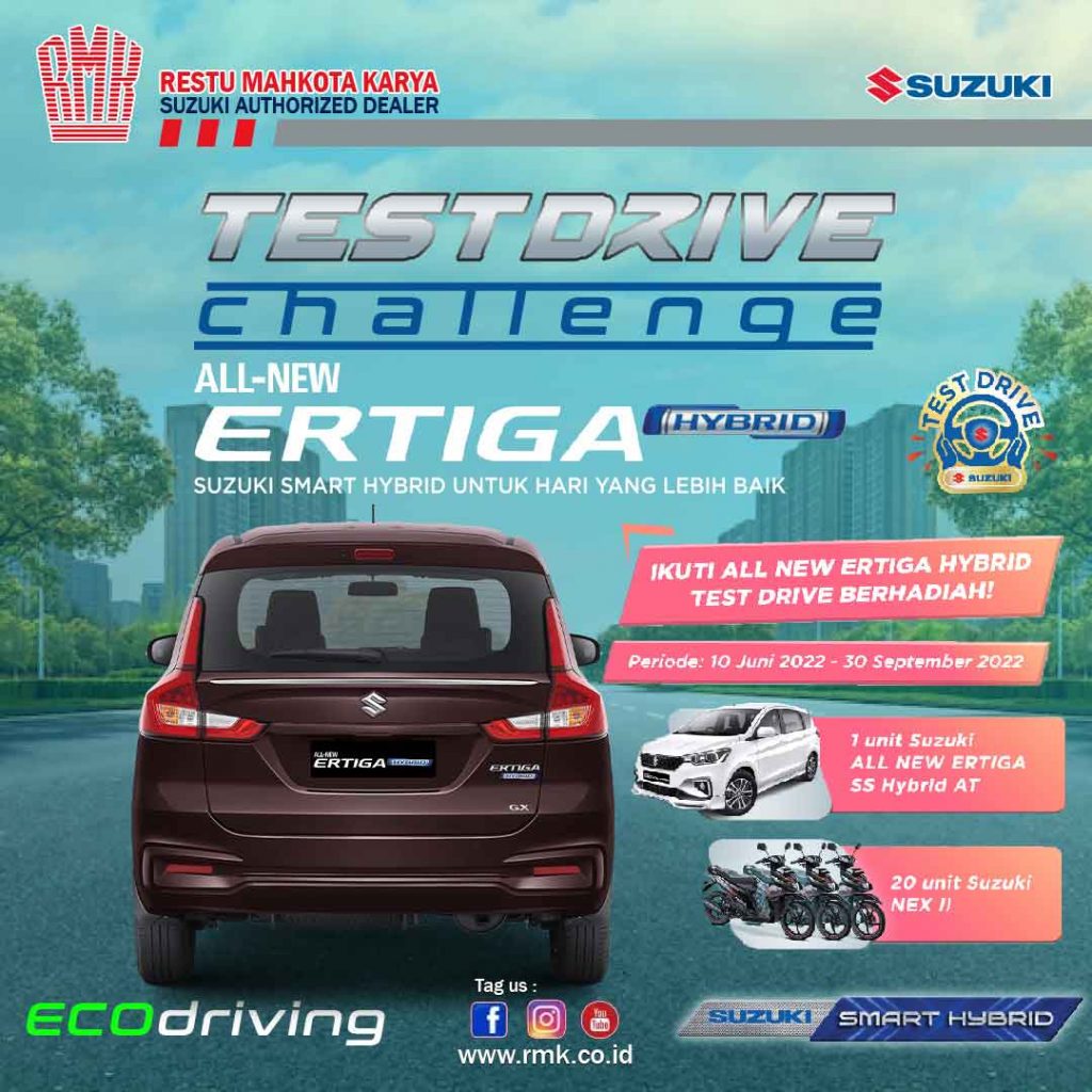 Test Drive Challenge All New Ertiga Hybrid, Suzuki RMK Cimanggis