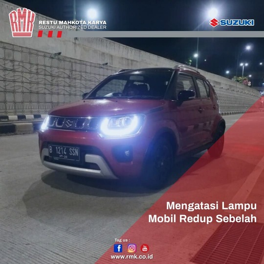 Penyebab Lampu Mobil Redup Suzuki RMK Cimanggis