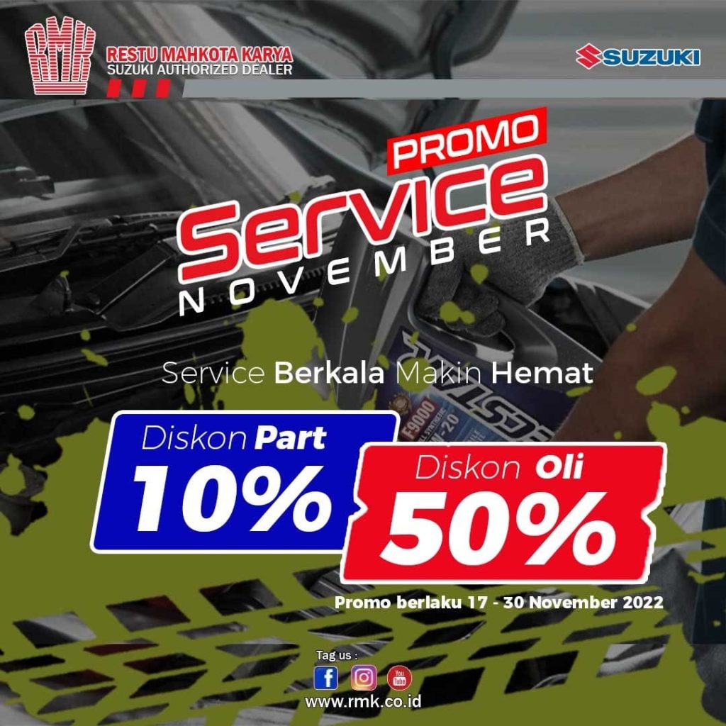Promo Service November, Suzuki RMK Cimanggis