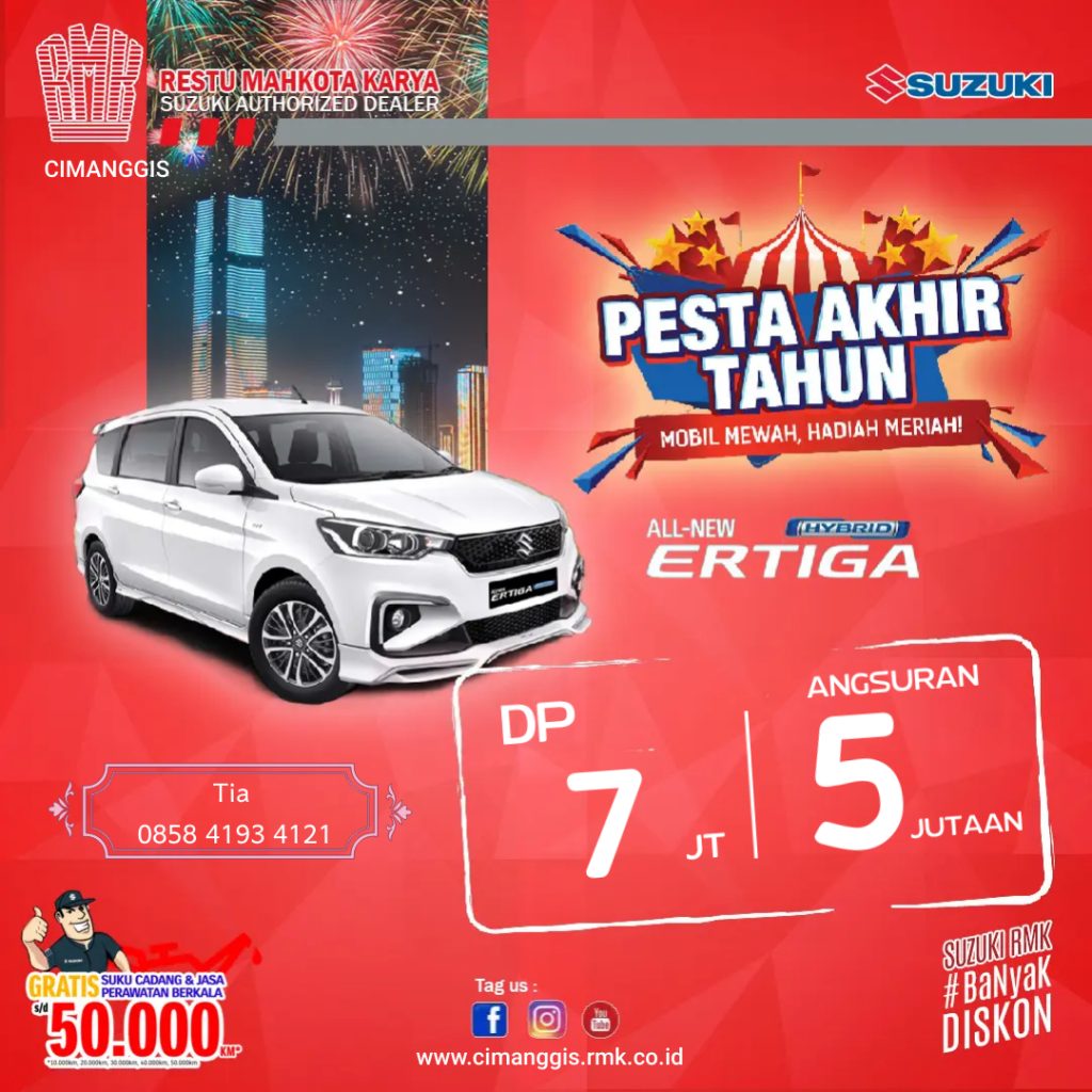 SUZUKI ERTIGA HYBRID promo akhir tahun