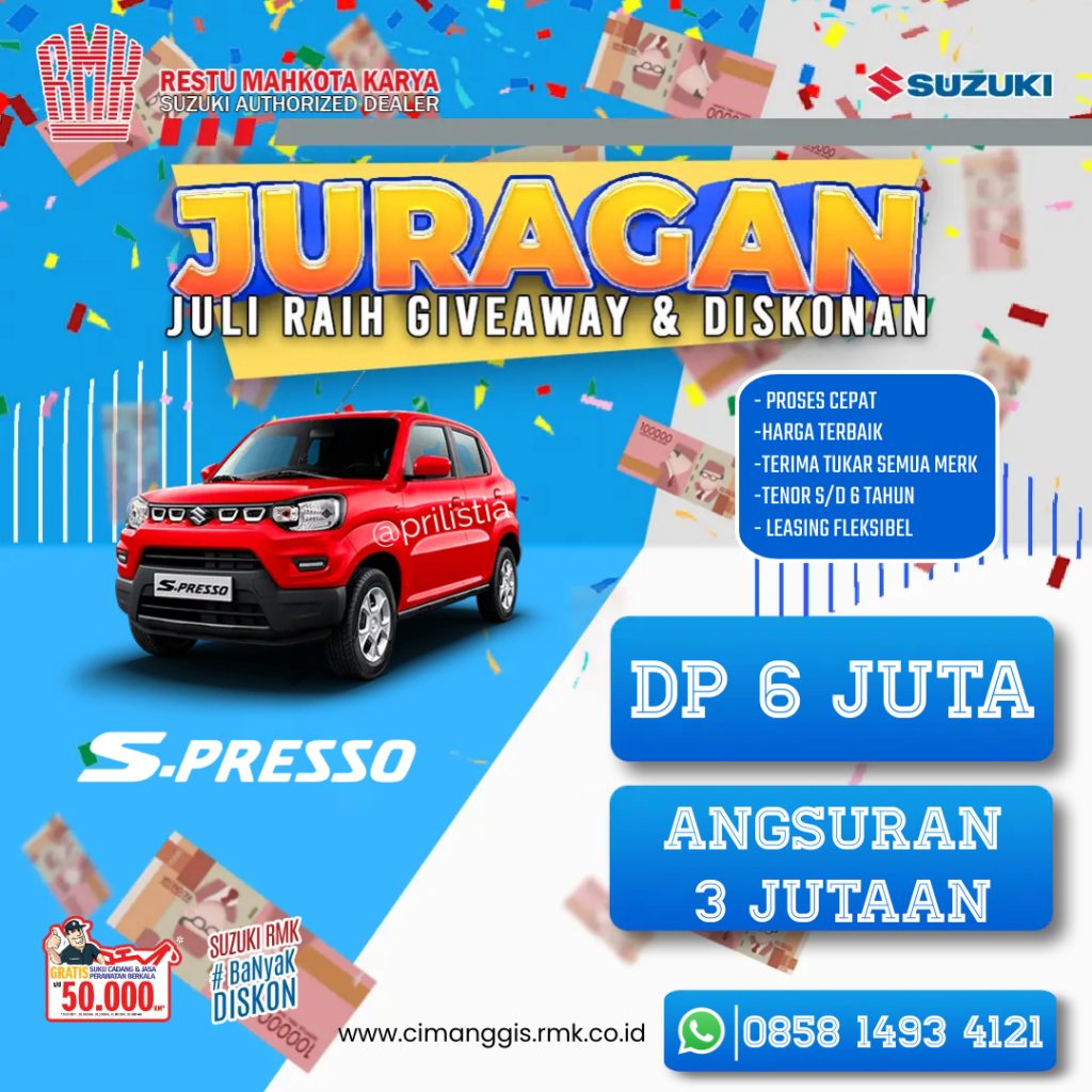 HARGA SUZUKI SPRESSO PROMO SUZUKI SPESIAL JULI